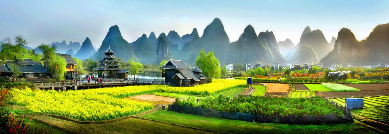 桂林-漓江-阳朔-古东瀑布-世外桃源4日游>暑期钜惠,牛全含,1晚