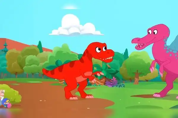 恐龙世界恐龙总动员恐龙玩具视频动画片122