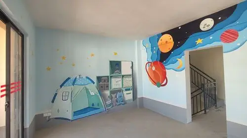昆明太平新城万辉地产样板房3d彩绘—儿童房|手工艺|其他手工艺|云南