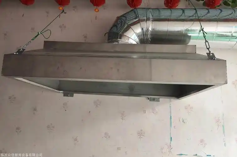 临沂饭店排烟罩安装酒店厨房排烟系统设计安装商用油烟净化器