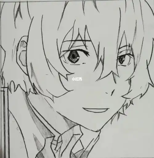 手绘  #文豪野犬  #文豪野犬太宰治  #画画的日常  #哒宰桑  #黑试鬃