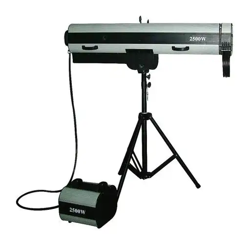 直销2500w追光灯黑灰色金属铝合金机械商演剧场ktv