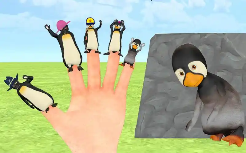 跟小企鹅玩捉迷藏,学英语儿歌《finger family》_哔哩哔哩 (゜-゜)つ