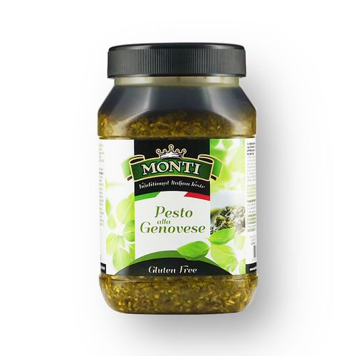 意大利进口 奥帝热那亚罗勒酱900g 罗勒意面酱西餐调味酱清香罗勒