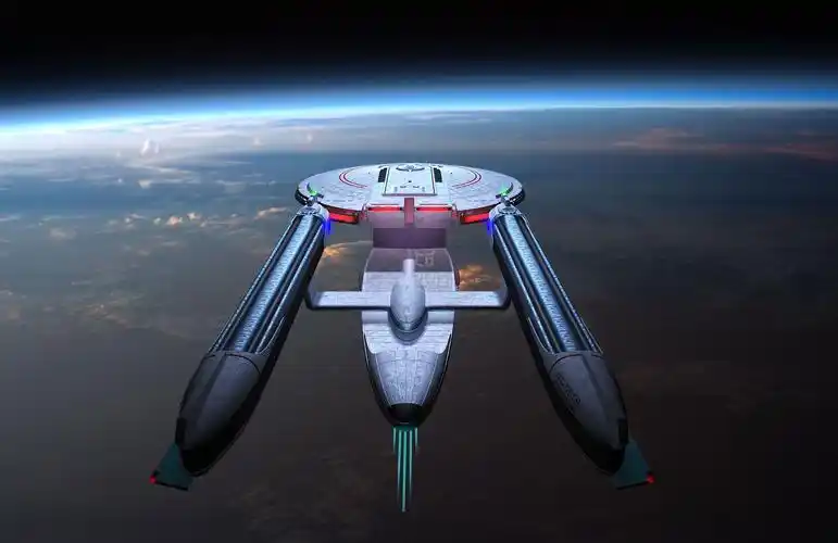 影视级科幻舰艇太空宇宙飞船航天飞机未来飞_yingming作品_武器冷兵器