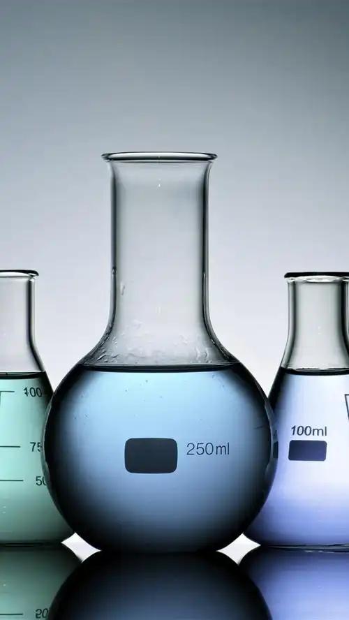 试管,有色液体,玻璃瓶 4k