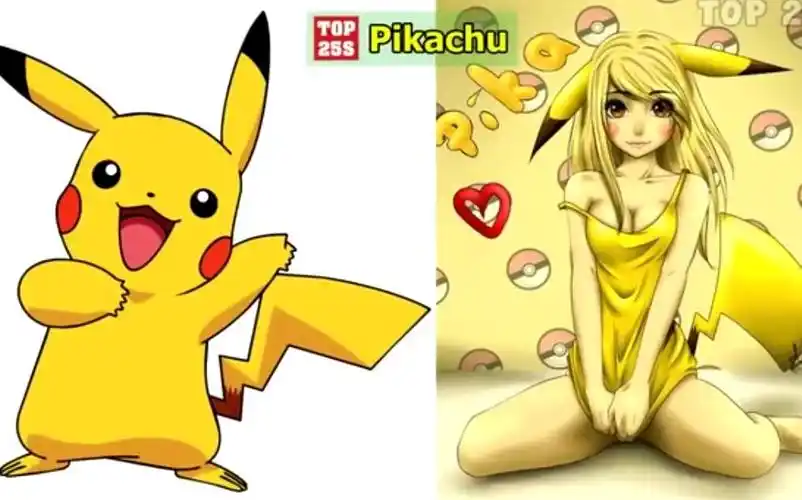 当皮卡丘变成人以后,我只想说好羡慕小智啊!