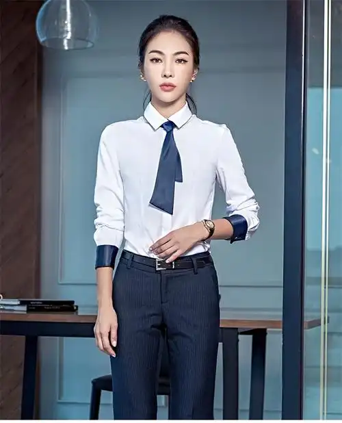 条纹小西装女西服外套修身干练经典经理银行办公室职场工作服工装正装