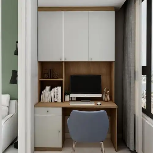 香雅庭家居现代简约卧室书桌柜定制阳台书柜储物柜组合柜定制