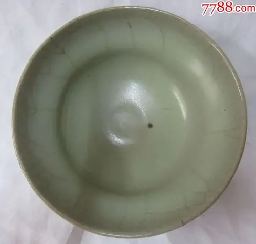 明清青釉折腰碗-青白瓷/影青瓷-7788收藏__收藏热线