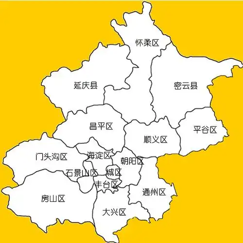 北京区划图