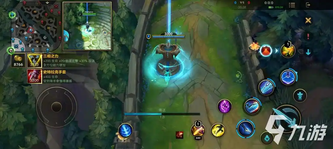 英雄联盟手游传送怎么用 lol手游tp时机选择