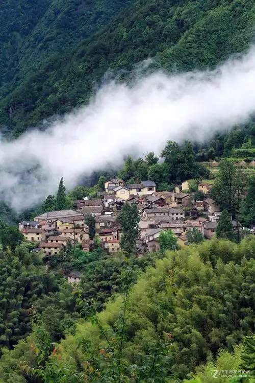 人间仙境世外桃源浙江省丽水市松阳四都西坑古村落