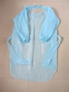 全新环保cpe塑料防水隔离衣一次性反穿衣 套头系带围裙独立包装