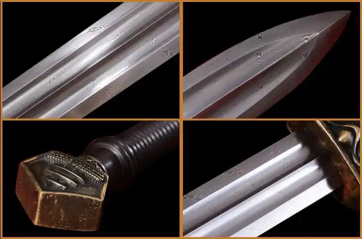 纯钧剑扭转星纹未开刃