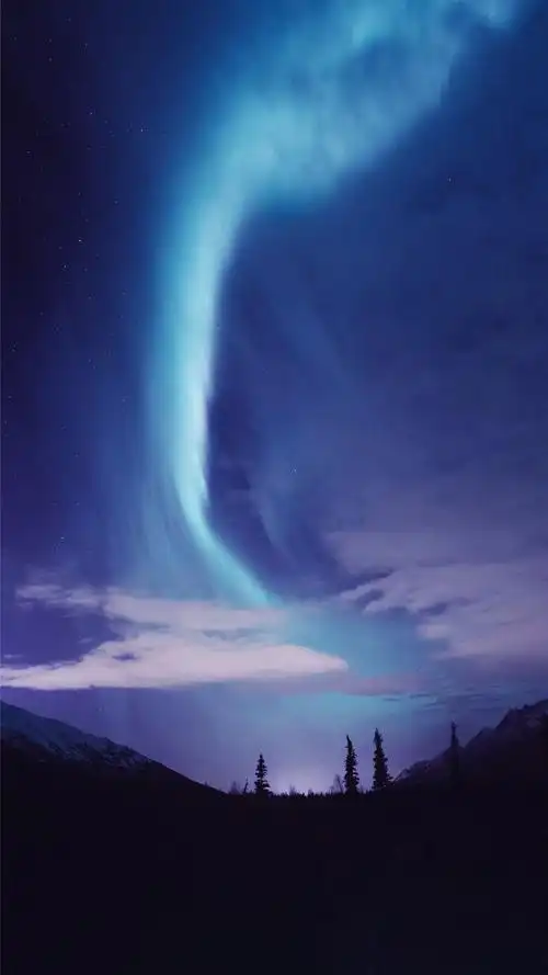 梦幻极光唯美高清手机壁纸