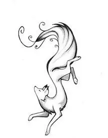 狐狸手稿素描灵动小狐狸纹身图案tag标签:牡丹花手稿狐狸手稿彩色狐狸