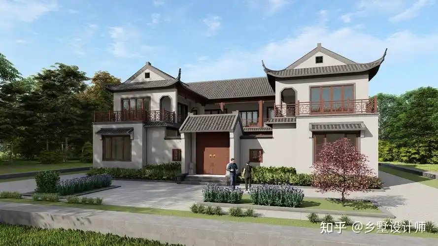 湖南宁乡二层中式三合院