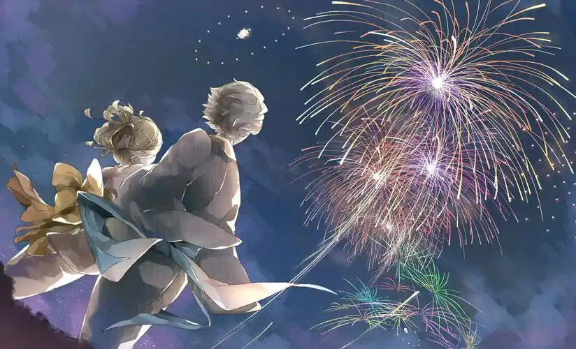 烟火下 p站 壁纸 自截头像 【二次元-插画】