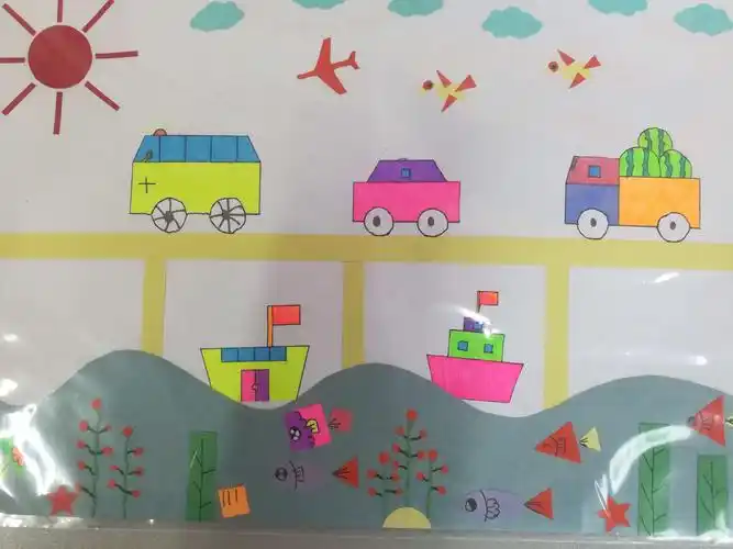 1808班《平面图形创意画》