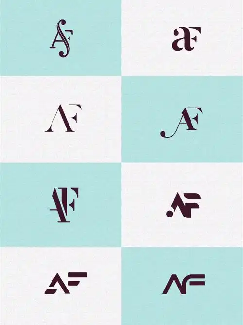 40个字母af组合logo设计案例欣赏标志设计