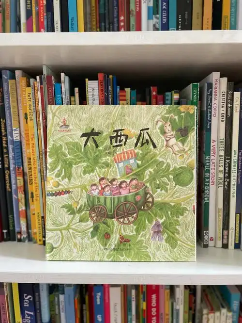 大西瓜9191一本头有点麻麻的彩铅绘本