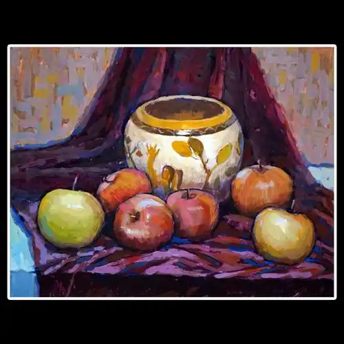 早年静物水粉写生