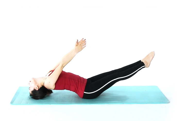 蓝菲瑜伽体式教学鱼式