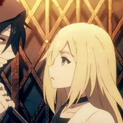 杀戮天使cp情侣头像 一人一张的动漫扎克和瑞吉儿情侣头像_情侣动漫