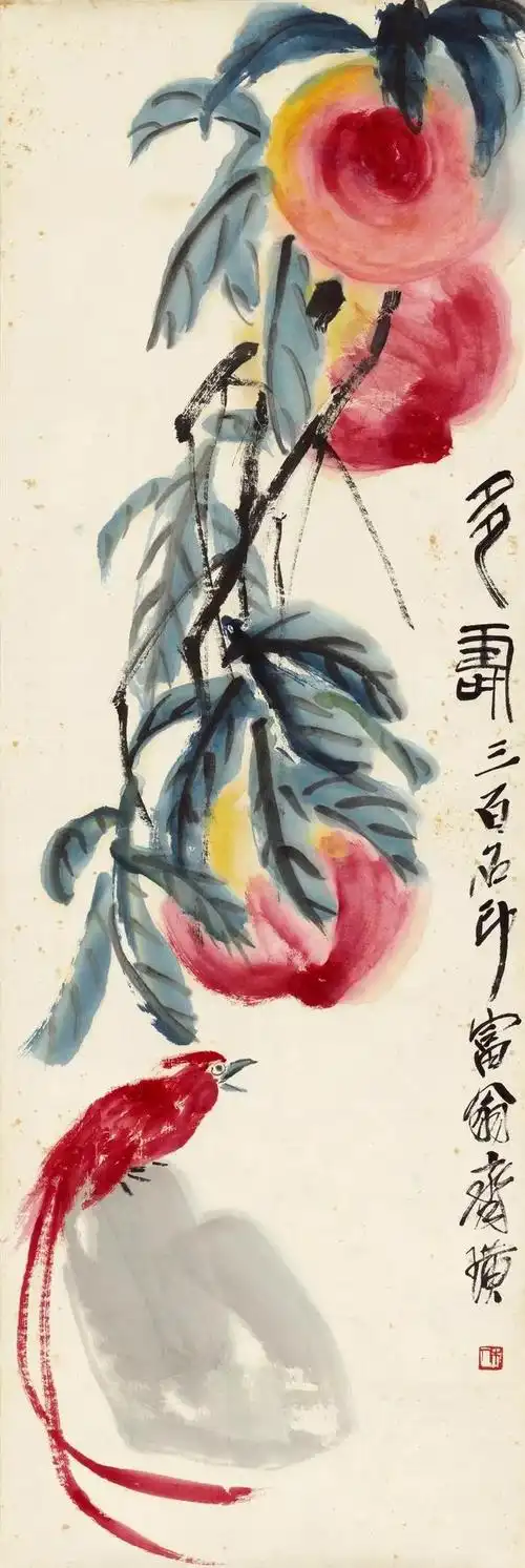 齐白石绘画作品大全(齐白石擅长的大写意花卉绘画题材)(9)