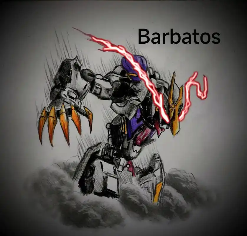 barbatos.#巴巴托斯 #高达 #日常瞎画 - 抖音