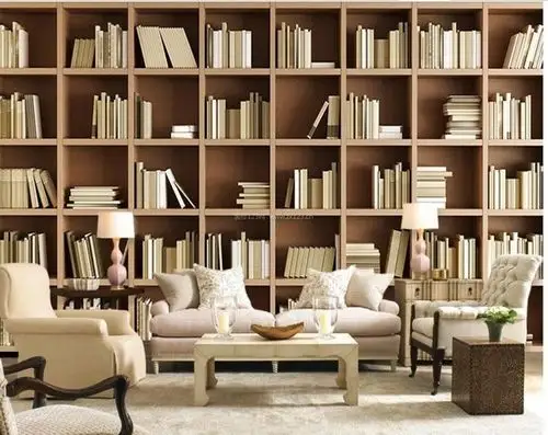 2018客厅简易书架装修图