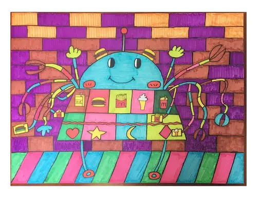 科学幻想·童趣无限——肇庆新区中心小学(肇庆鼎湖中心小学)科幻画