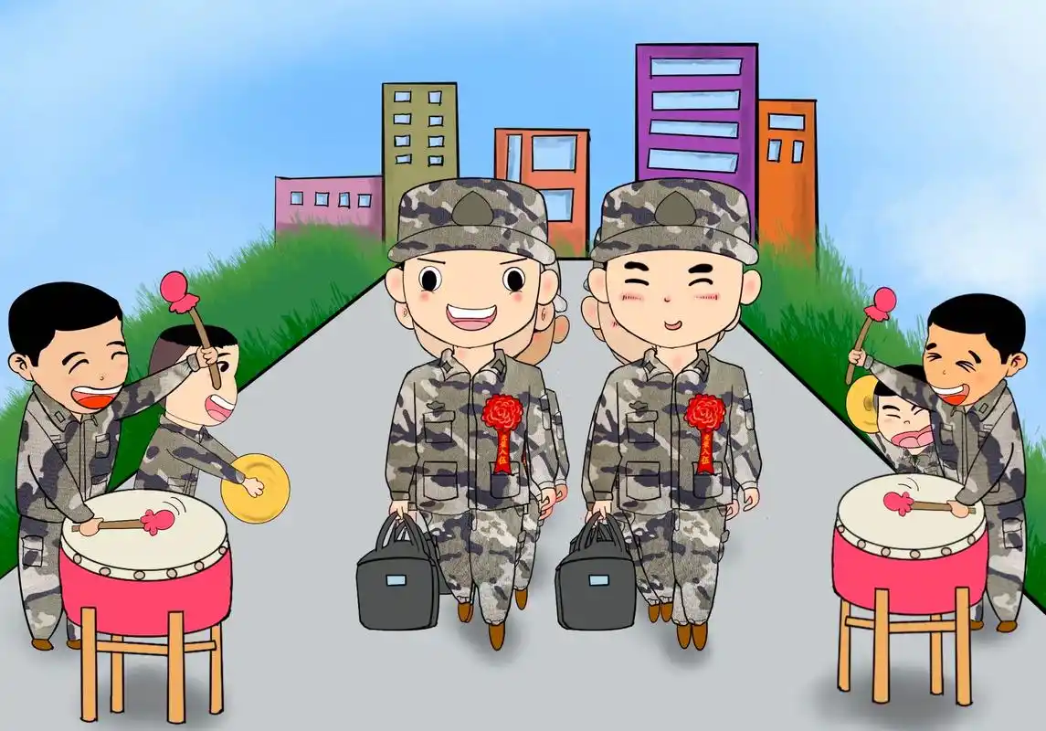 漫画组图 | 参军入伍,启航别样青春