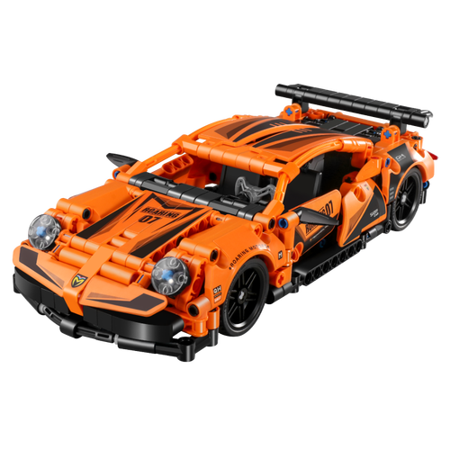 儿童童乐高跑车赛车大型高难度机械汽车模型拼图积木塑料积木