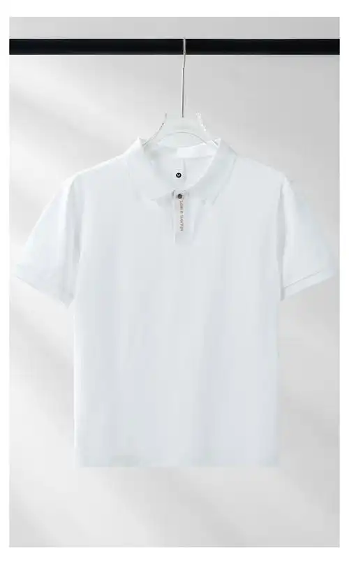 实拍polo衫夏季新款短袖t恤休闲翻领上衣带领t恤运动半袖上衣 - 17网