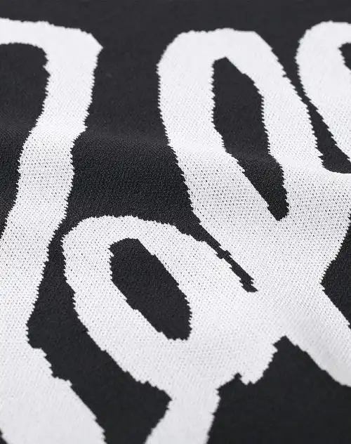 时尚潮流字母印花无袖套装裙黑色