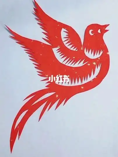 非遗   #剪纸   #手工剪纸   #鸟类摄影   #自然   #窗花剪纸