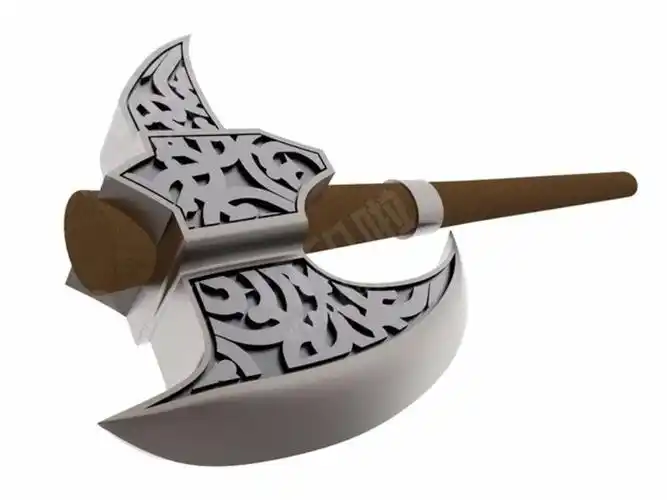 游戏的斧头-3d打印模型