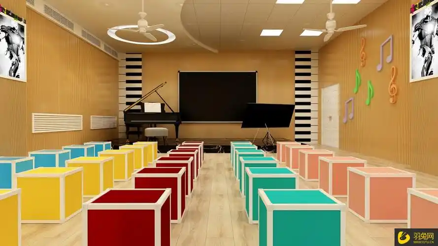酷家乐音乐教室设计制作教程-概念设计资源-cg软件