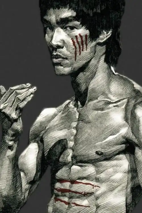 v型背阔肌|粗壮前臂|清晰腹肌:李小龙肌肉训练