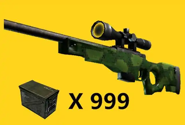 如果吃鸡里的武器子弹没有上限菜鸟才选awm老玩家都选它