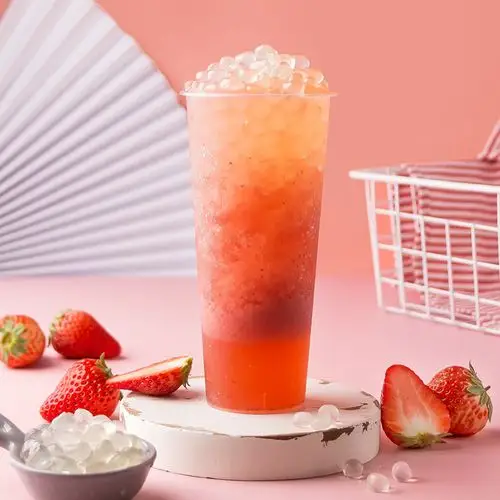 1kg寒天晶球快煮奶茶店蒟蒻脆啵啵黑糖波霸西瓜樱花味原味草莓味