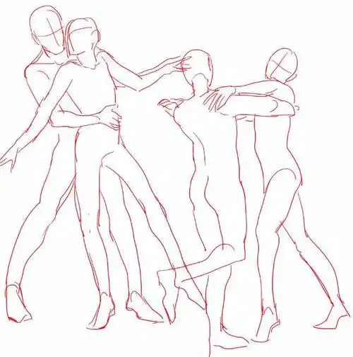 双人舞蹈动作参考