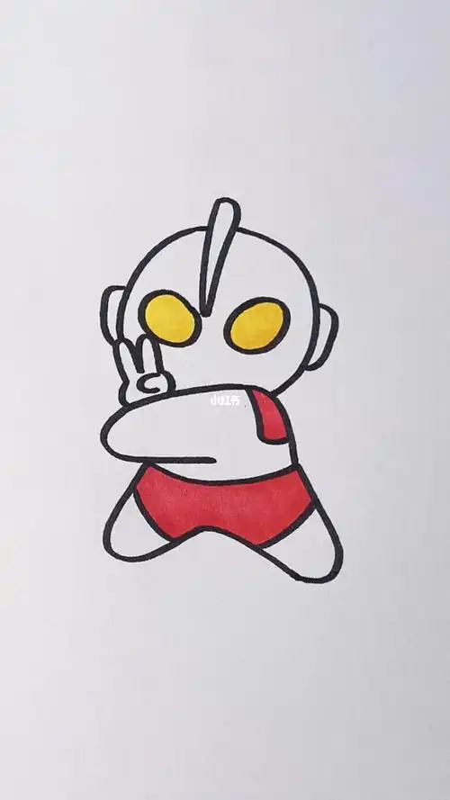 简笔画  #画画  #奥特曼