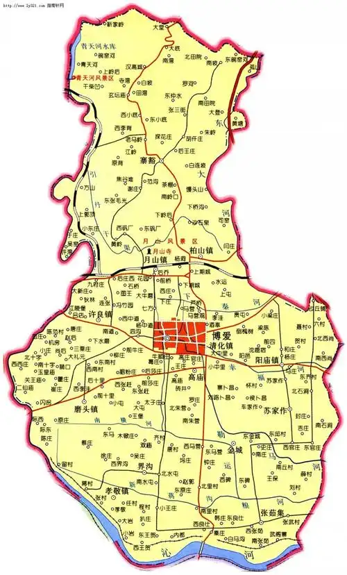 博爱沁水河畔的美景湾