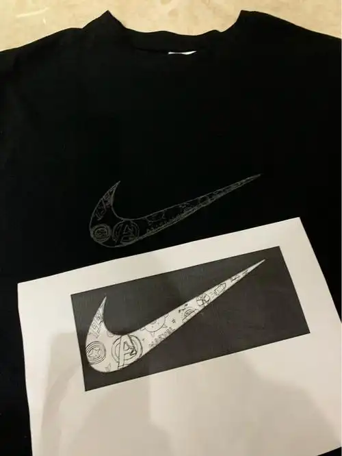 终于给男朋友安排上了 独一无二diy刺绣耐克