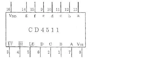 ic cd45111 引脚功能图