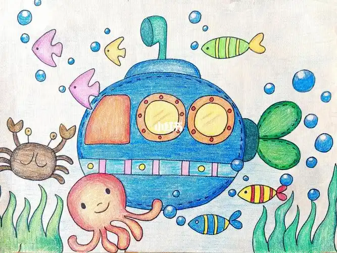 少儿美术范画创意儿童画