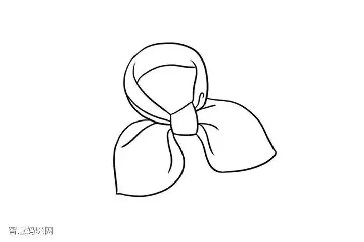 围巾简笔画图片大全